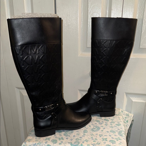 Michael Kors Black Over the Knee Boots - Picture 3 of 7